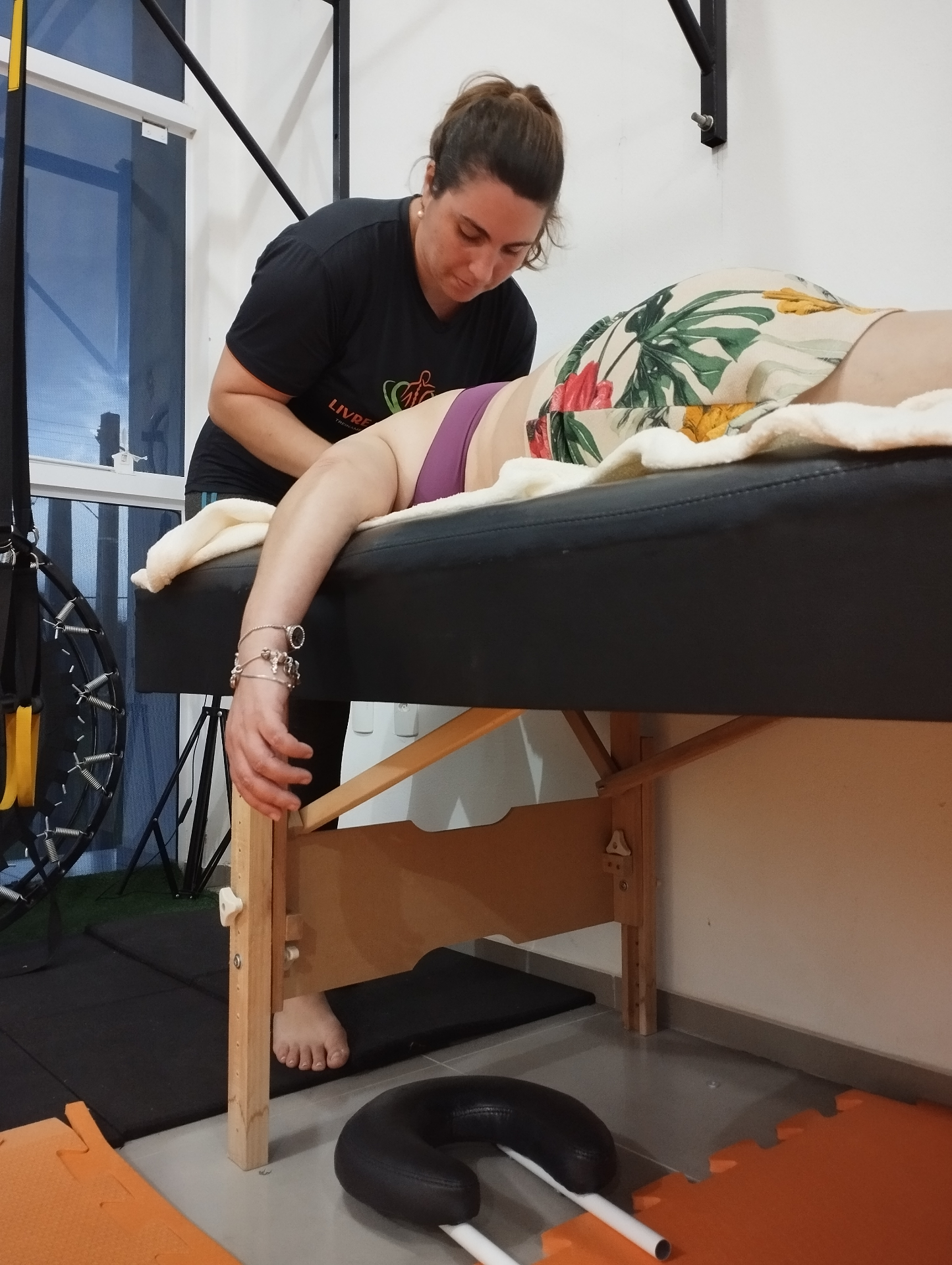 Atendimento de fisioterapia individual para coluna